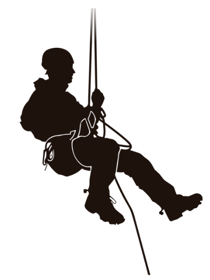 Silueta profesional trabajos verticales